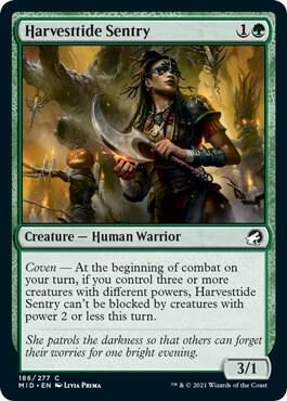SJ Harvesttide Sentry - Innistrad: Midnight Hunt (MID) Innistrad: Midnight Hunt