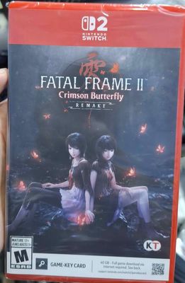 SJ1 Fatal Frame 2 Crimson Butterfly Remake Nintendo Switch 2 Nuevo Sellado