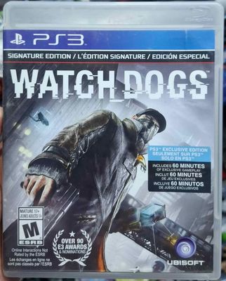 SJ2 Watch Dogs Playstation 3 Usado Completo