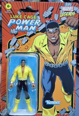 SJ4 Luke Cage Power Man Figura Marvel Legends Kenner 3.75 Nuevo