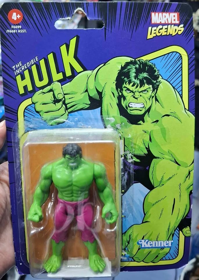 SJ4 Hulk Figura Marvel Kenner 3.75
