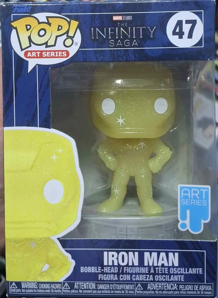 SJBox Iron Man Figura Funko Pop 47 Art Pop Infinity Saga