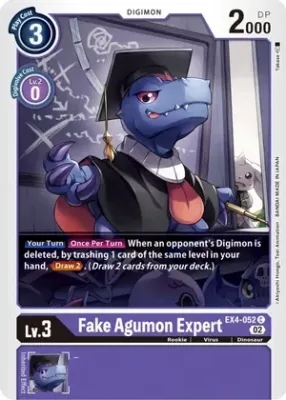 SJ Fake Agumon Expert - Alternative Being Booster (EX04) Alternative Being Booster