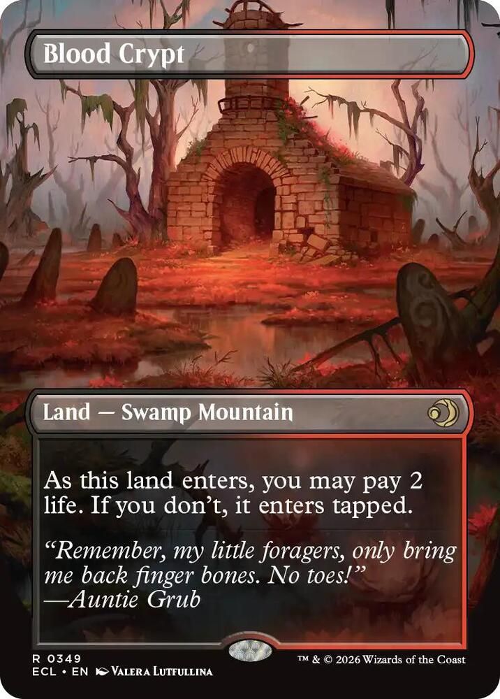 SJF Blood Crypt (Borderless) - Lorwyn Eclipsed (ECL) Lorwyn Eclipsed Foil