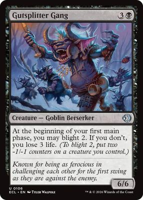 SJ Gutsplitter Gang - Lorwyn Eclipsed (ECL) Lorwyn Eclipsed Foil