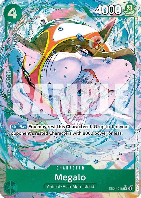 SJF Megalo (Alternate Art) - The Azure Sea's Seven (OP14) The Azure Sea's Seven