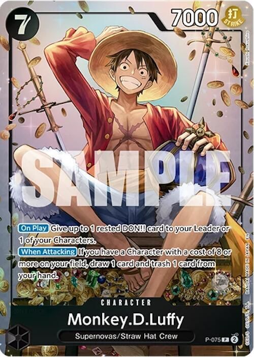 SJF Monkey.D.Luffy (Tin Pack Set Vol. 2) - One Piece Promotion Cards (OP-PR) One Piece Promotion Cards Foil