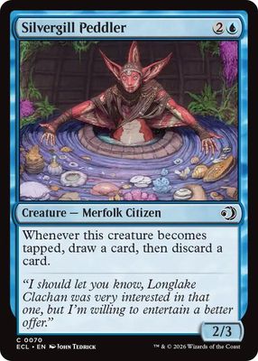 SJ Silvergill Peddler - Lorwyn Eclipsed (ECL) Lorwyn Eclipsed Foil