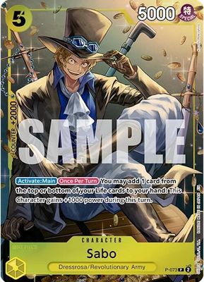 SJF Sabo (Tin Pack Set Vol. 2) - One Piece Promotion Cards (OP-PR) One Piece Promotion Cards Foil