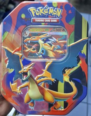 SJ Mega Charizard Y ex Tin Pokemon TCG Nuevo Sellado
