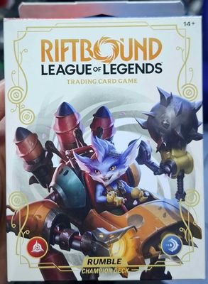 SJ Rumble Champion Deck Nuevo Sellado Riftbound League of Legends