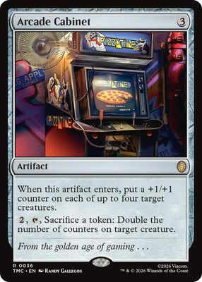 SJ Arcade Cabinet - Commander: Teenage Mutant Ninja Turtles (TMC) Commander: Teenage Mutant Ninja Turtles