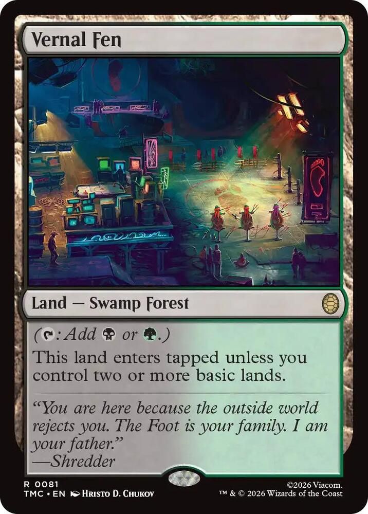 SJF Vernal Fen - Commander: Teenage Mutant Ninja Turtles (TMC) Commander: Teenage Mutant Ninja Turtles