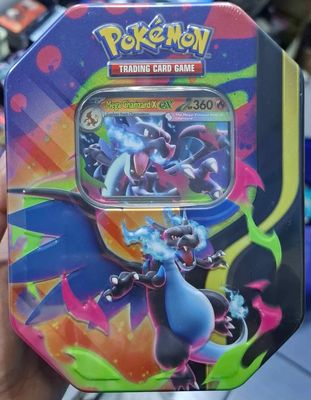 SJ Mega Charizard X ex Tin Pokemon TCG Nuevo Sellado