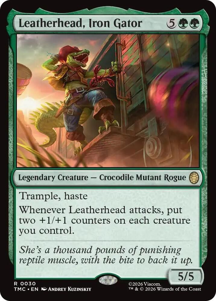 SJ Leatherhead, Iron Gator - Commander: Teenage Mutant Ninja Turtles (TMC) Commander: Teenage Mutant Ninja Turtles