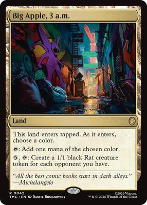 SJ Big Apple, 3 a.m. - Commander: Teenage Mutant Ninja Turtles (TMC) Commander: Teenage Mutant Ninja Turtles