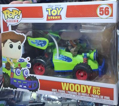 SJ3 Woody With RC Figura Funko Pop 56 Toy Story Disney Pixar