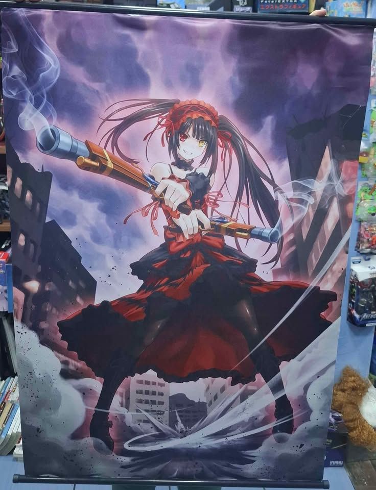 SJ2 Date a Live Poster de Tela Kurumi