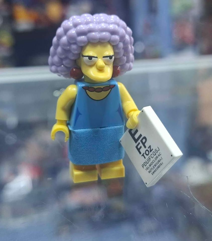 SJ3 Selma Bouvier Lego Mini Figura Simpsons