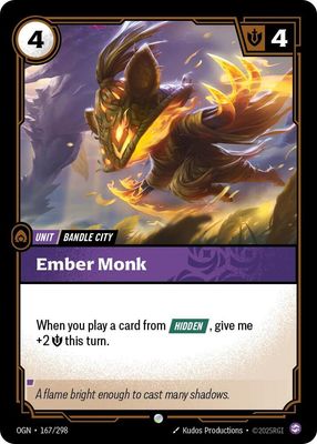 SJ Ember Monk - Origins (OGN) Origins *Chino*