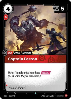 SJ Captain Farron - Origins (OGN) Origins *Chino*