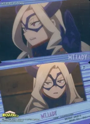 SJ Mt Lady Wafer Card 27 My Hero Academia