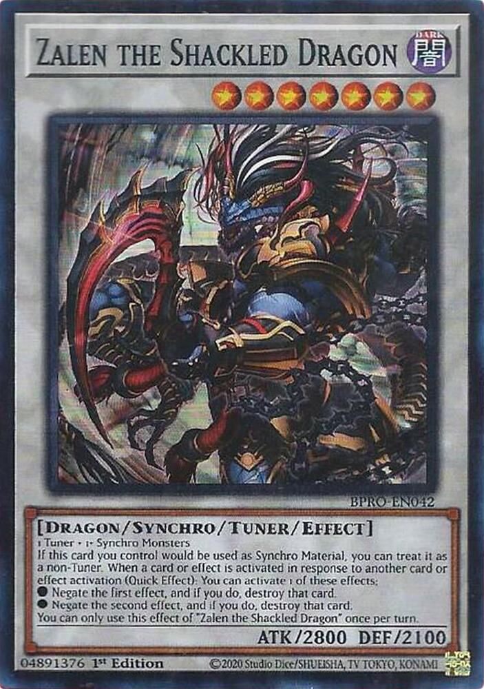 SJF Zalen the Shackled Dragon - Burst Protocol (BPRO) Burst Protocol Super Rare