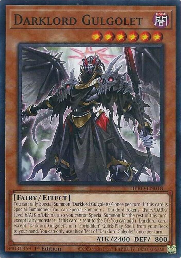 SJF Darklord Gulgolet - Burst Protocol (BPRO) Burst Protocol
