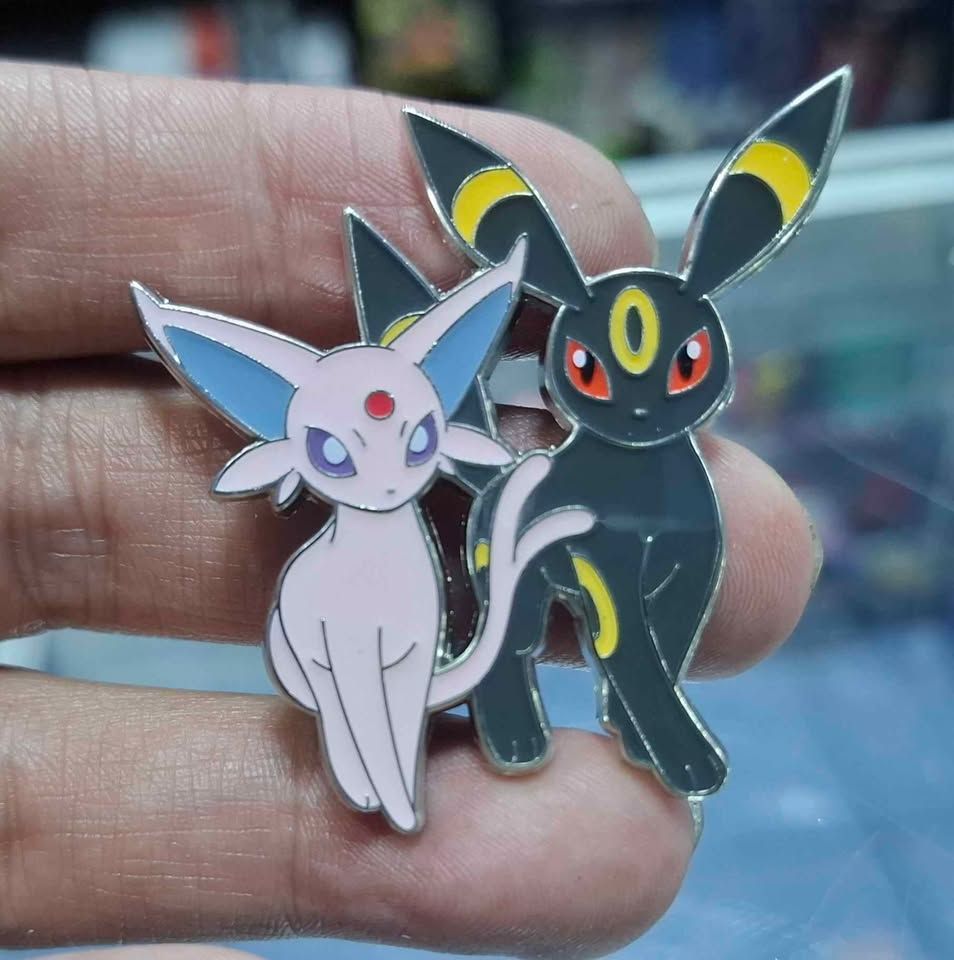 SJ Umbreom Espeon Pin Originan Pokemon TCG