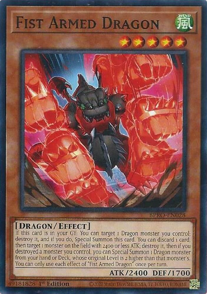 SJF Fist Armed Dragon - Burst Protocol (BPRO) Burst Protocol