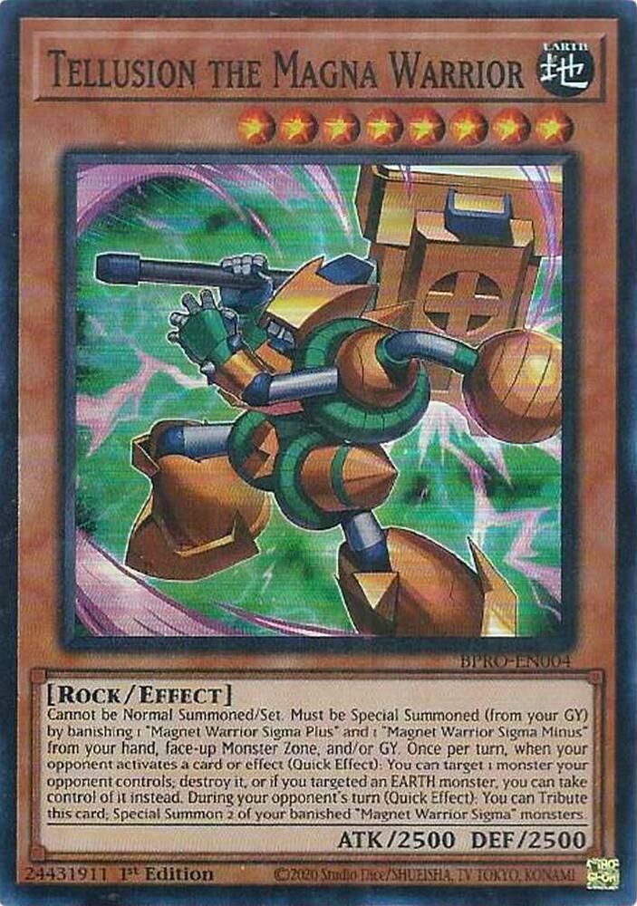 SJF Tellusion the Magna Warrior - Burst Protocol (BPRO) Burst Protocol Super Rare