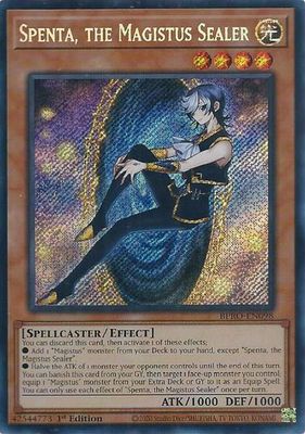 SJF Spenta, the Magistus Sealer - Burst Protocol (BPRO) Burst Protocol Secret Rare