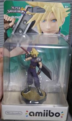 SH1 Cloud Amiibo Nintendo Super Smash Bros Final Fantasy Nuevo