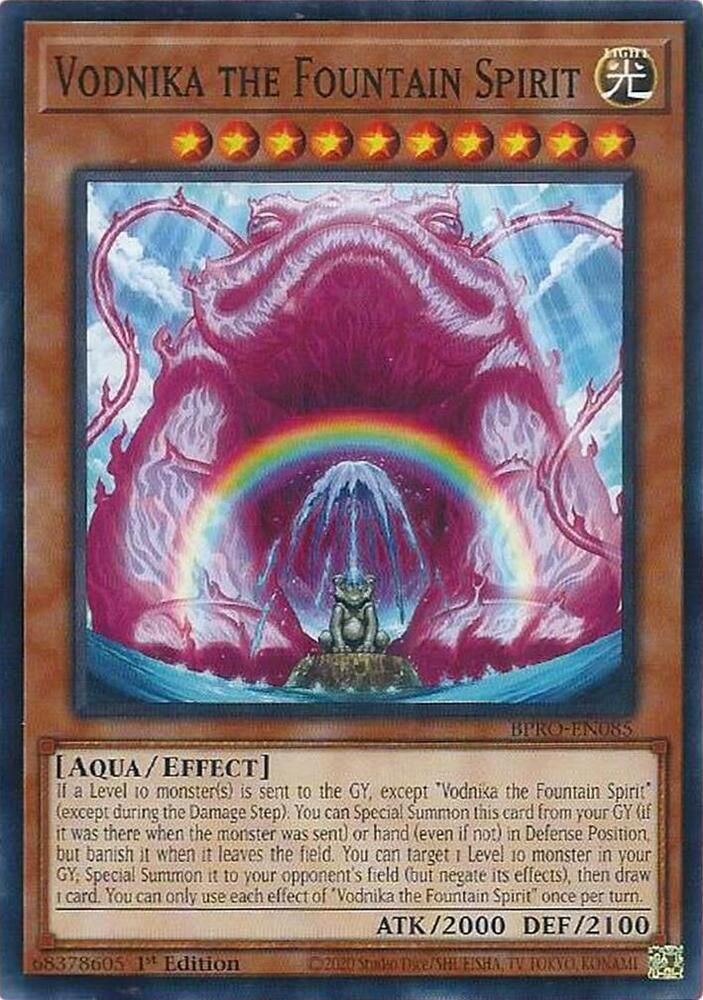 SJF Vodnika the Fountain Spirit - Burst Protocol (BPRO) Burst Protocol