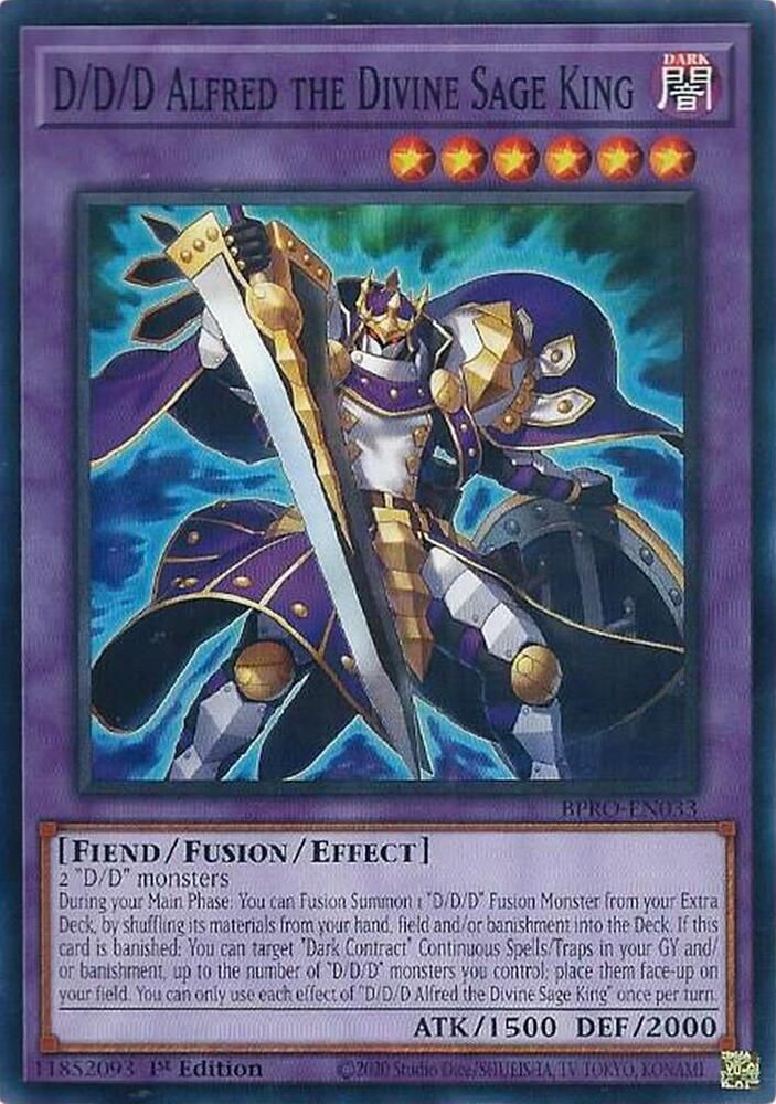 SJF D/D/D Alfred the Divine Sage King - Burst Protocol (BPRO) Burst Protocol