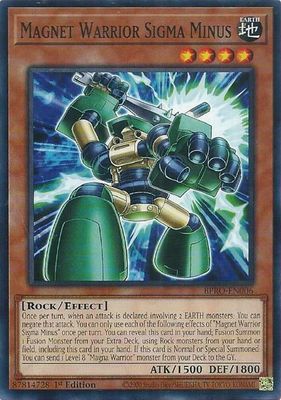 SJF Magnet Warrior Sigma Minus - Burst Protocol (BPRO) Burst Protocol