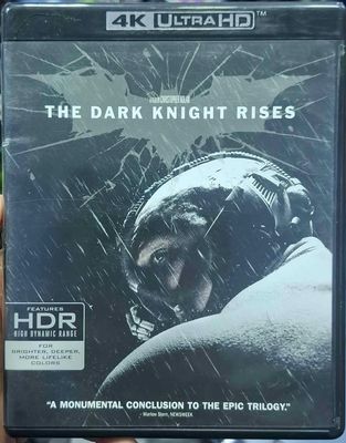 SJ2 Batman The Dark Knight Rises 4K Ultra HD Blu Ray 3 Discos Usado Completo