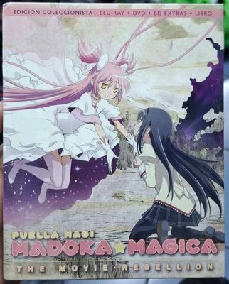 SJ3 Puella Magi Madoka Magica The Movie Rebellion Blu Ray Original Nuevo Sellado *Espanol, Japones*