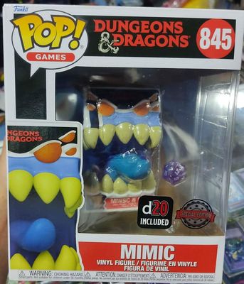 SJ3 Dungeons And Dragons Mimic Figura Funko Pop Especial Edition