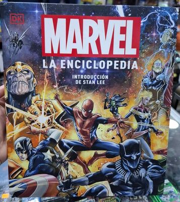 SJ3 Marvel La Enciclopedia Libro Tapa Dura Introducción de Stan Lee
