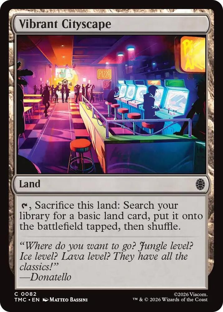SJ Vibrant Cityscape - Commander: Teenage Mutant Ninja Turtles (TMC) Commander: Teenage Mutant Ninja Turtles