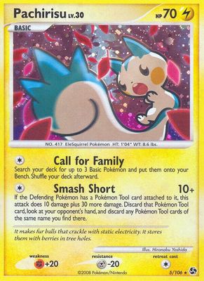 SJ Pachirisu - Great Encounters (GE) Great Encounters Reverse Foil