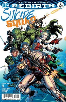 SH1 Suicide Squad Comic Issue 3 Ingles DC Universe Rebirth