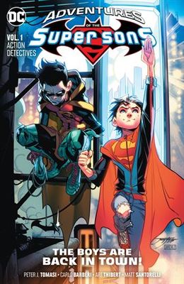 SH1 Adventures of Super Sons Comic Vol 1 Action Detectives The Boys are Back in Town Ingles DC