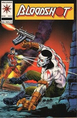 SH1 Bloodshot Comic Issue 2 Ingles Valiant