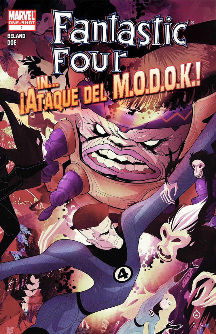 SH1 Fantastic Four Comic Issue 1 One Shot Ataque del Modok Marvel Ingles