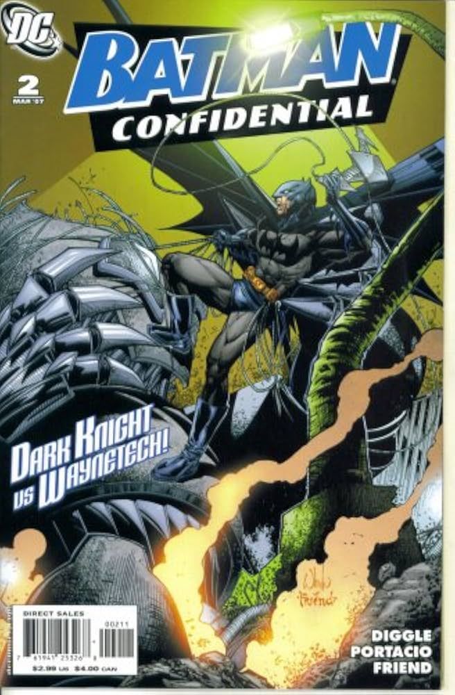 SH1 Batman Comic Issue 2 Confidential Dark Knight DC Ingles