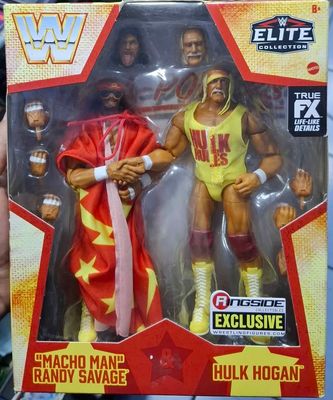 SJ1 Macho Man Randy Savage Hulk Hogan WWE Luchadores Elite Collection