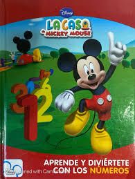 SH1 La Casa de Mickey Mouse Libro Tapa Dura Aprende Diviertete con los Numero Disney