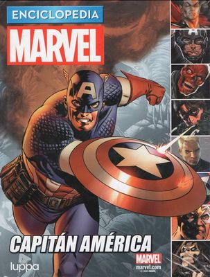 SH1 Enciclopedia Marvel Capitan America Libro Tapa Dura Espanol Luppa
